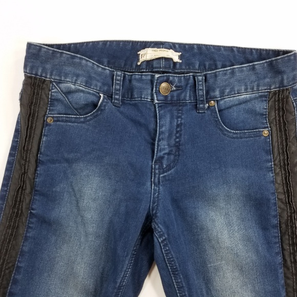FP Free People Skinny Ankle Stretch Denim Jeans - Picture 4 of 8
